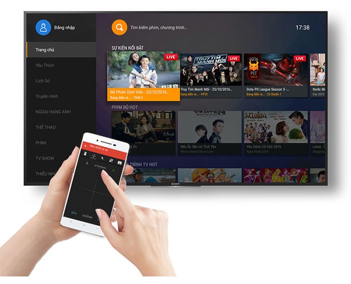 Image Android Tivi Sony 4K 43 inch KD-43X8000E 2