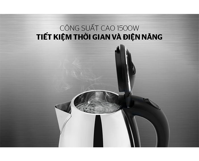 Image Ấm siêu tốc inox 1.8L HAPPY TIME HTD1081 2