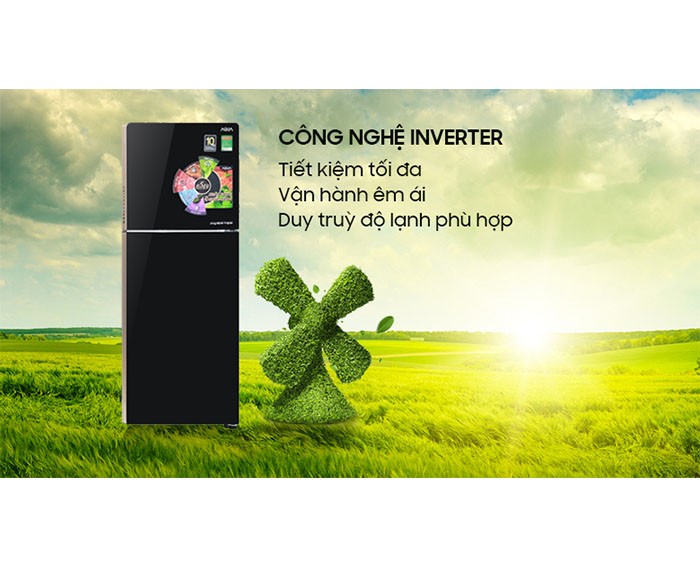 Image Tủ lạnh Aqua Inveter 235 lít AQR-IG248EN (GB) 2