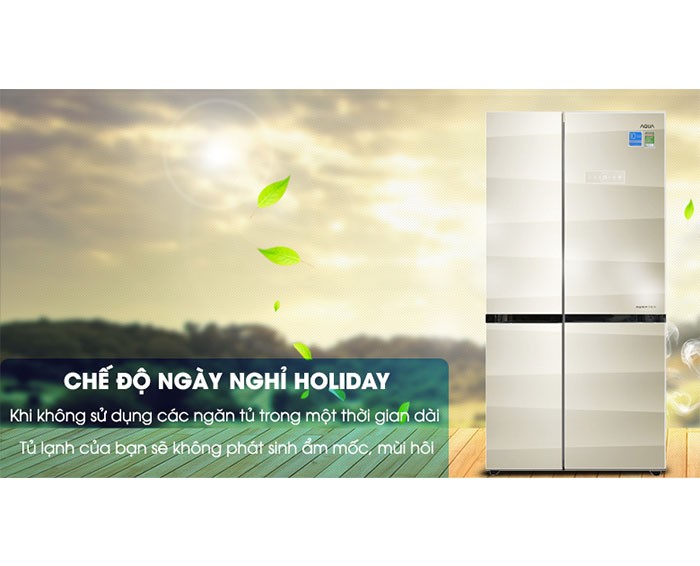 Image Tủ lạnh Aqua Inverter 565 lít AQR-IG585AS SG 5