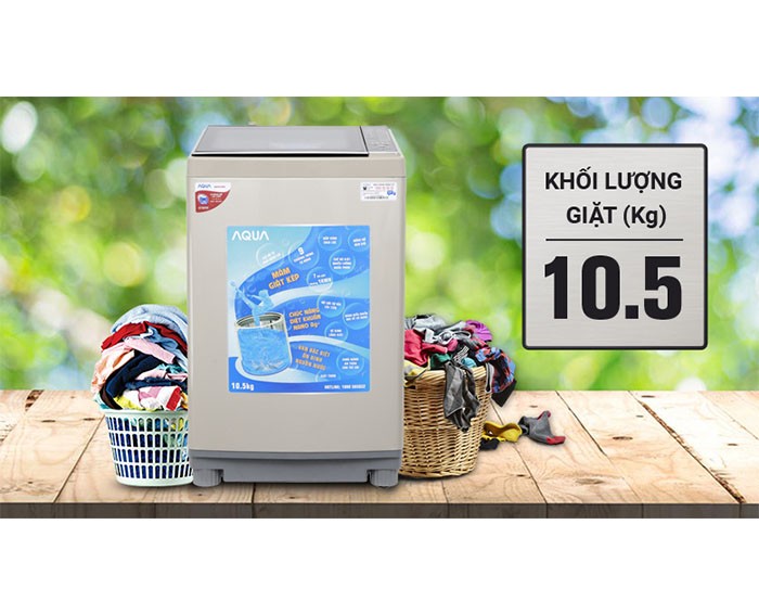 Image Máy giặt Aqua 10.5 kg AQW-FW105AT N 2