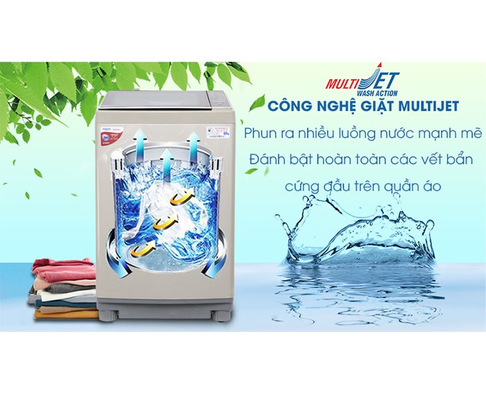 Image Máy giặt Aqua 10.5 kg AQW-FW105AT N 3