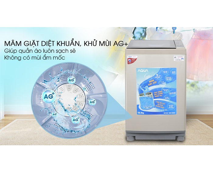 Image Máy giặt Aqua 10.5 kg AQW-FW105AT N 4