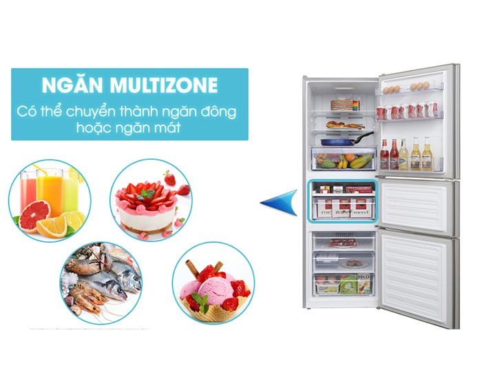 Image Tủ lạnh Beko Inverter 340 lít RTNT340E50VZX 2