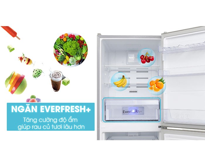 Image Tủ lạnh Beko Inverter 340 lít RTNT340E50VZX 5