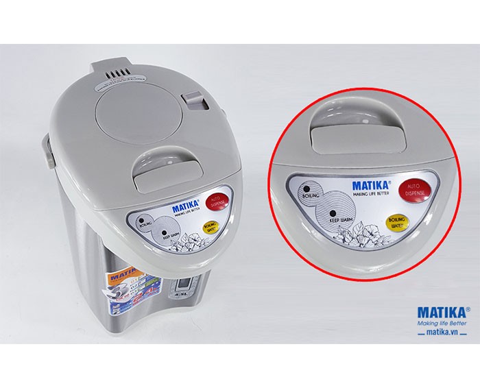 Image Bình thủy Matika 4.5L MTK8145 2