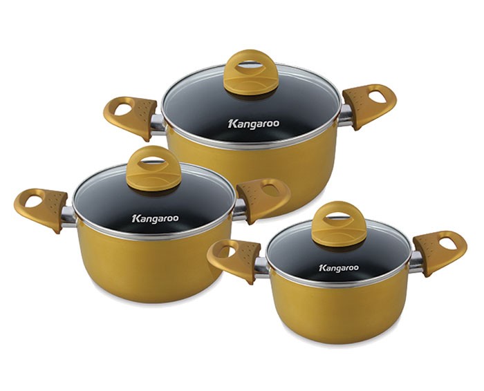 Image Bộ 3 Nồi Kangaroo KG935 1