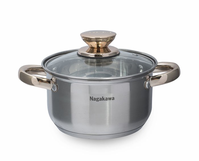 Image Bộ nồi inox Nagakawa NAG1301 1