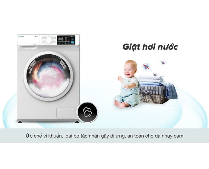 Image Máy giặt Casper Inverter 10.5 kg WF-105I140BWC 2