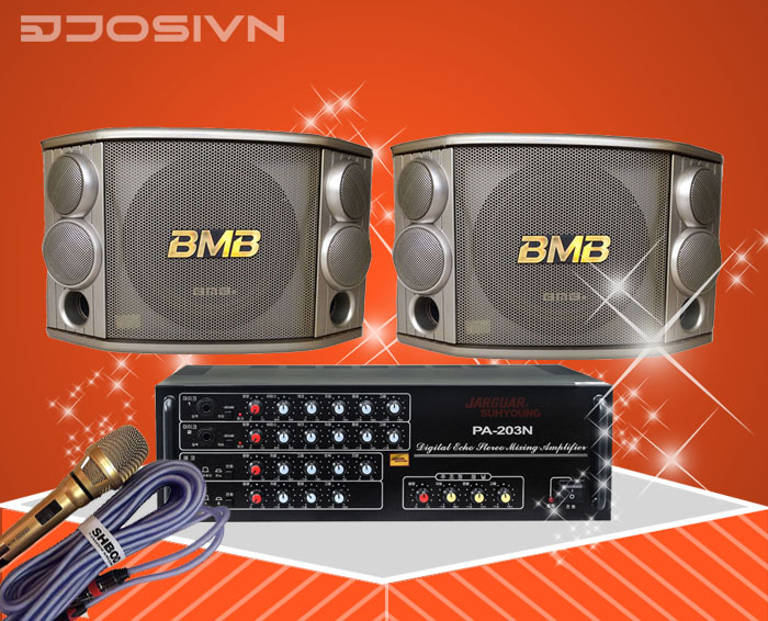 Image Dàn karaoke BMB CSX-850C, Amply Jaguar 203N, Mic SHBOD
