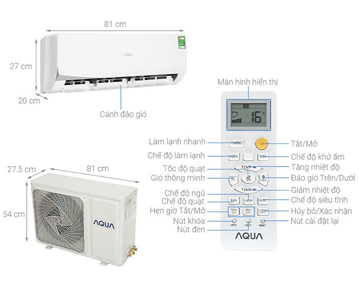 Image Điều hòa Aqua 9.000BTU AQA-KCR9NQ-S 3