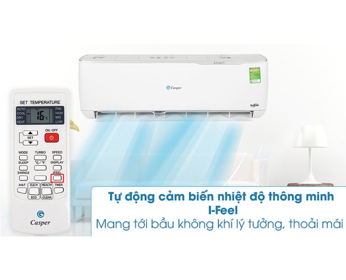 Image Điều hòa Casper 1 chiều Inverter 12000BTU GC-12TL32 3