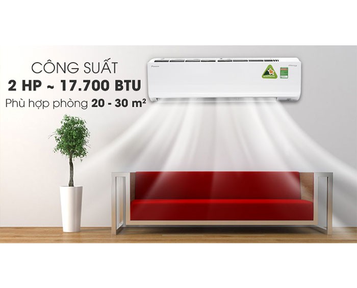 Image Điều hòa Daikin Inverter 2 HP FTKC50TVMV 1