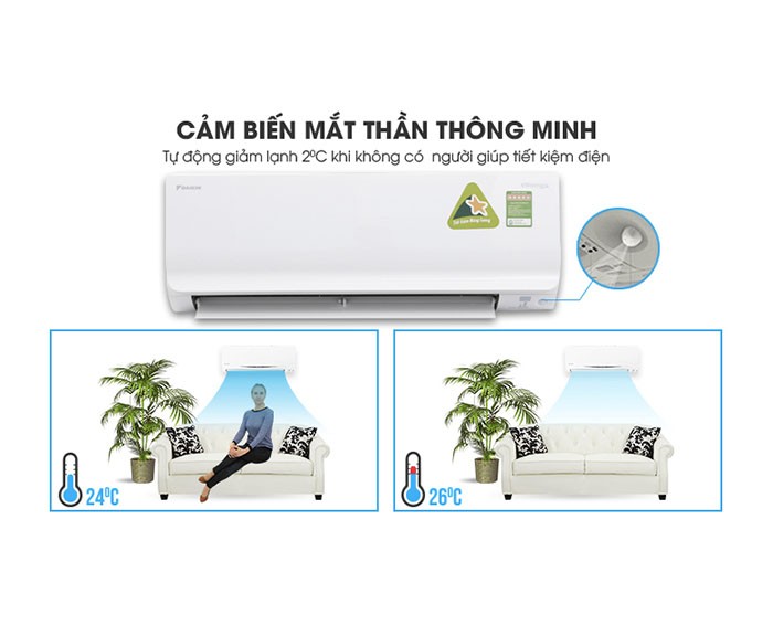 Image Điều hòa Daikin Inverter 1.0 HP ATKC25TAVMV 1