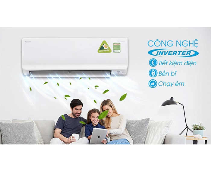 Image Điều hòa Daikin Inverter 1.0 HP ATKC25TAVMV 2