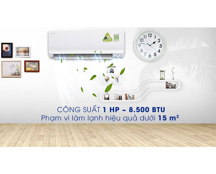 Image Điều hòa Daikin Inverter 1.0 HP ATKC25TAVMV 3