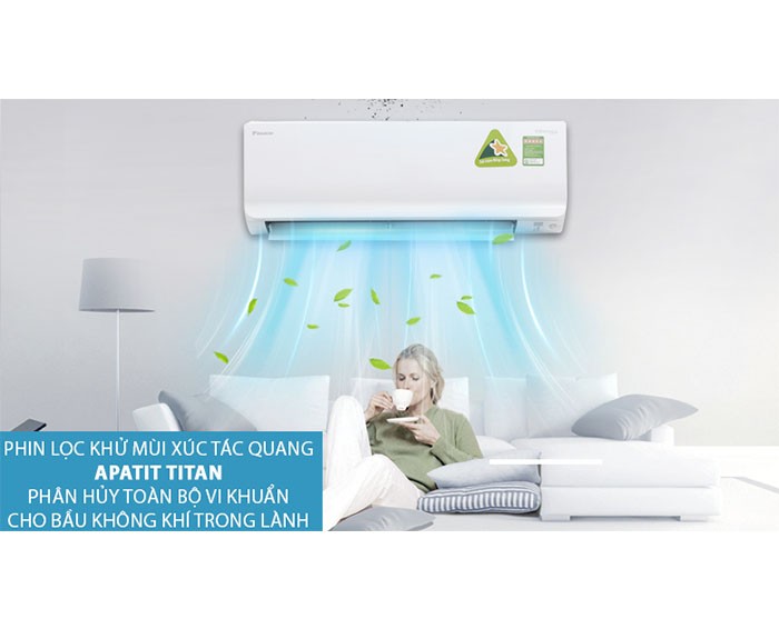 Image Điều hòa Daikin Inverter 1.0 HP ATKC25TAVMV 5