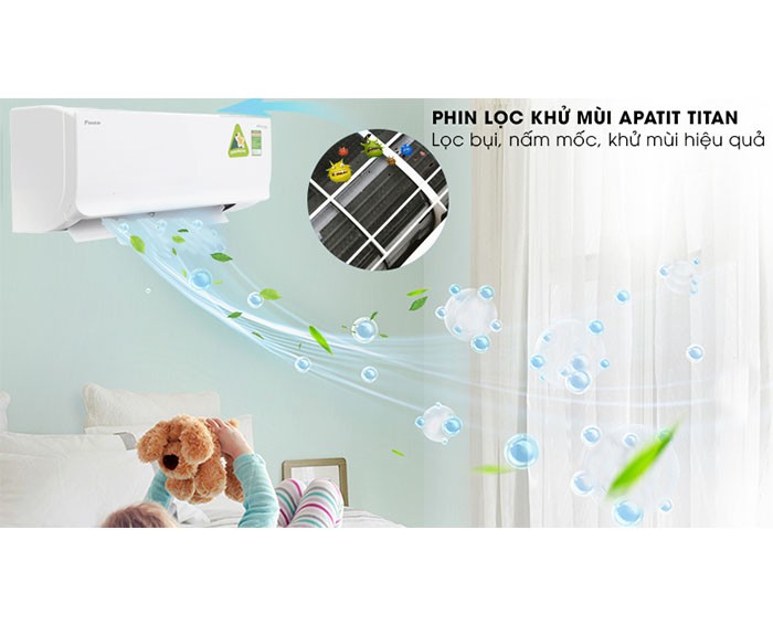 Image Điều hòa Daikin Inverter 1.5 HP ATKC35TAVMV 3