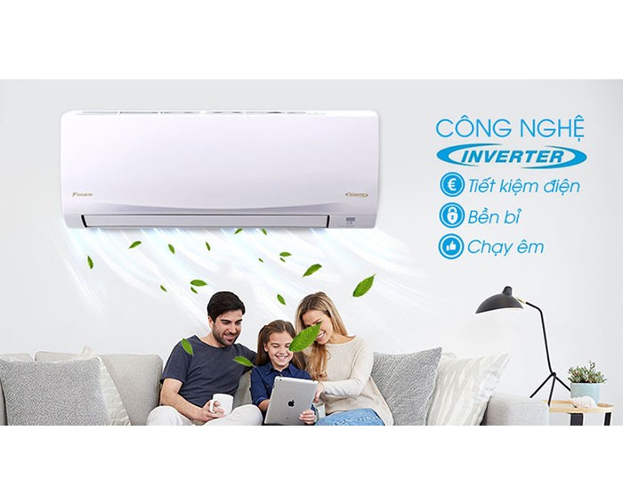 Image Điều hòa Daikin Inverter 1 HP ATKQ25TAVMV 2