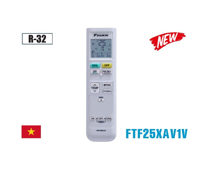 Image Điều hòa Daikin 9000 BTU FTF25XAV1V 3