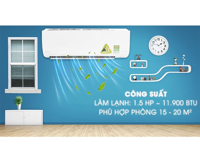 Image Điều hòa Daikin Inverter 1.5 HP FTKQ35SAVMV 2