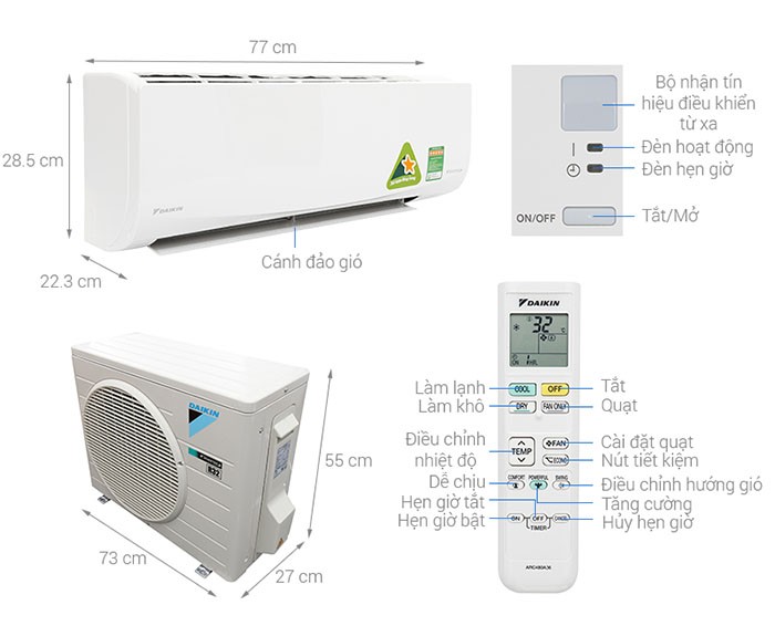 Image Điều hòa Daikin Inverter 1.5 HP FTKQ35SAVMV 3