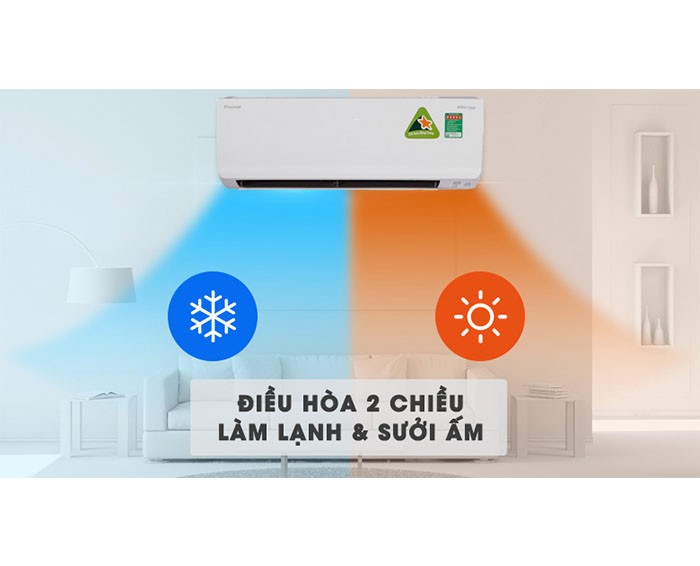 Image Điều hòa 2 chiều Daikin Inverter 1.0 HP FTHF25RAVMV 2