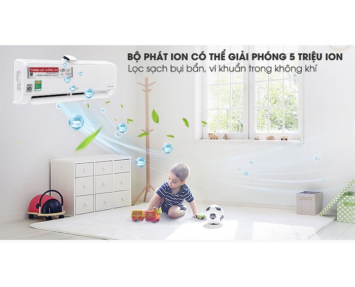 Image Điều hòa LG Wifi Inverter 1 HP V10APF 2
