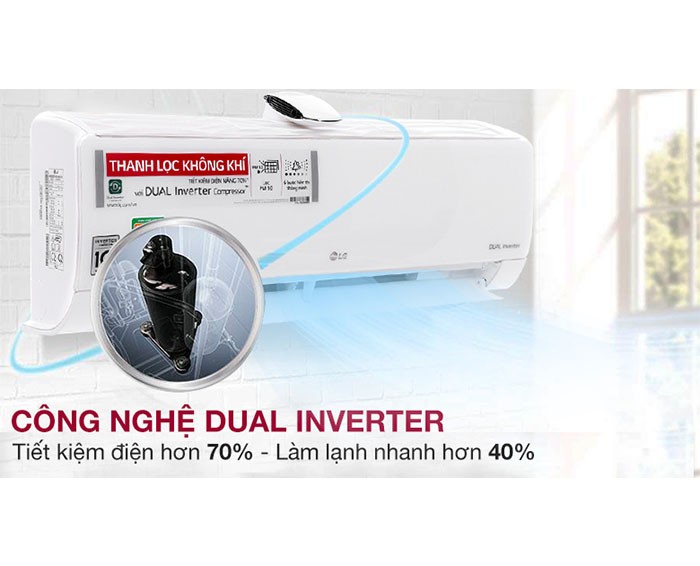 Image Điều hòa LG Wifi Inverter 1 HP V10APF 6