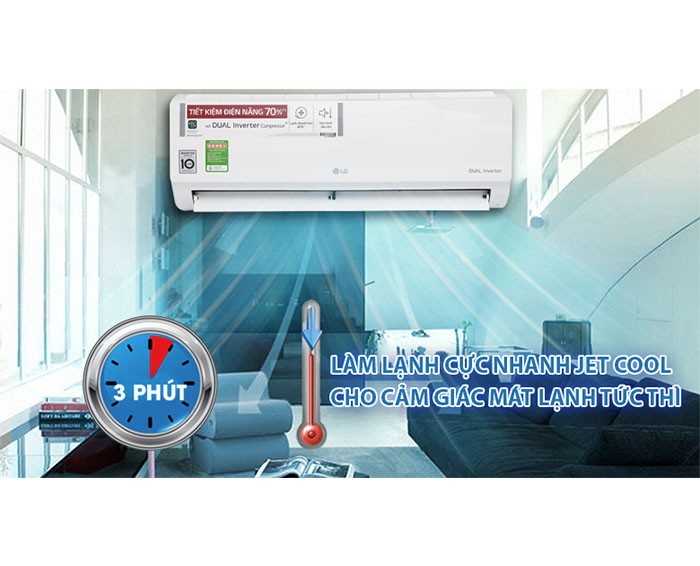 Image Điều hòa LG Inverter 1 HP V10ENV 1