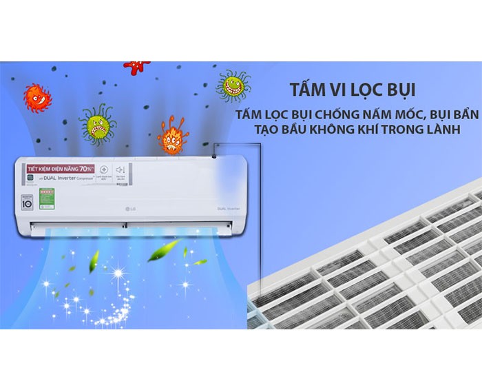 Image Điều hòa LG Inverter 1 HP V10ENV 4