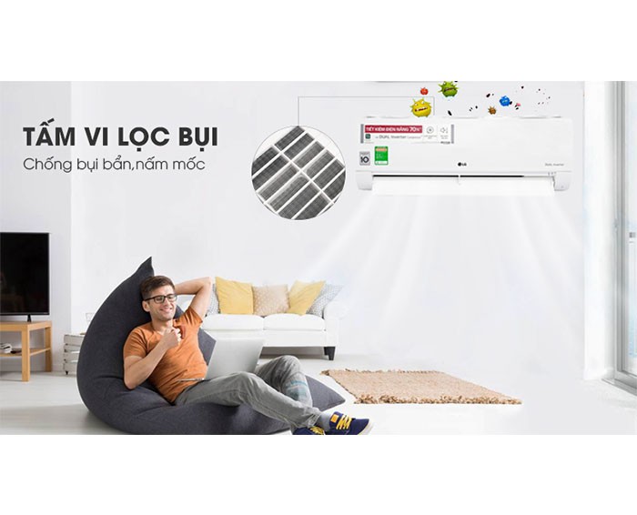 Image Điều hòa LG Inverter 1 HP V10ENW 2