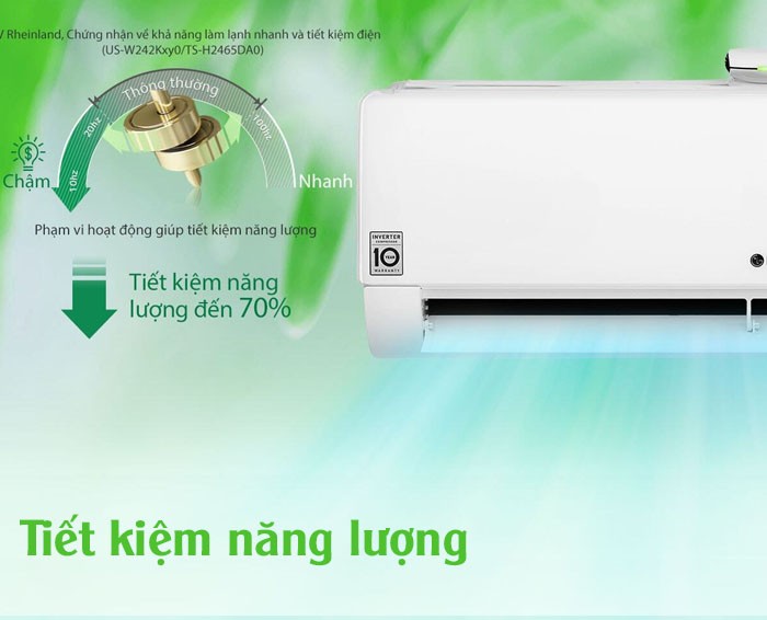 Image Điều hòa LG 9000BTU 1 chiều inverter V10ENW1 1