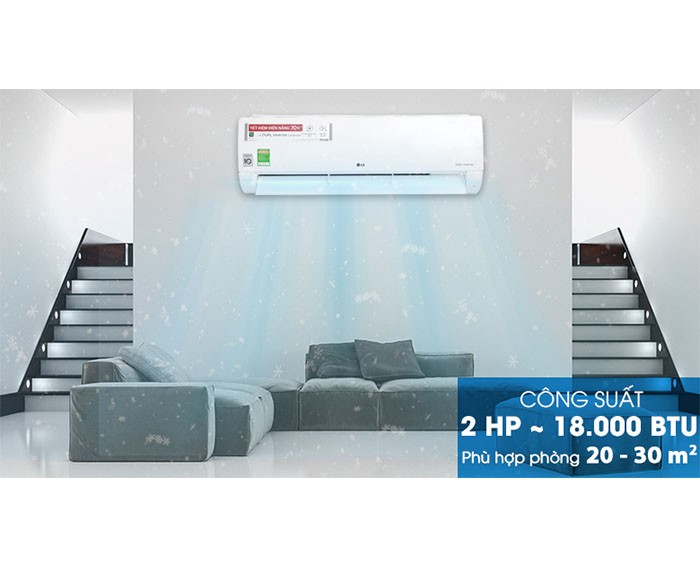 Image Điều hòa LG Inverter 2 HP V18ENF 3