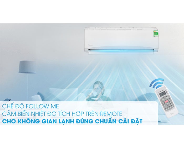 Image Điều hòa Midea 1 HP MSAFA-10CRN8 2