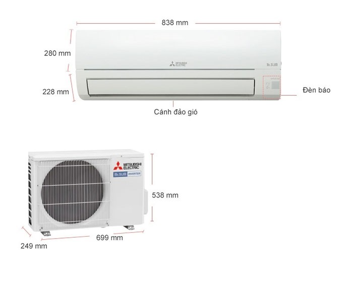 Image Điều hòa Mitsubishi Electric Inverter 1.5 HP MSY-JP35VF 3