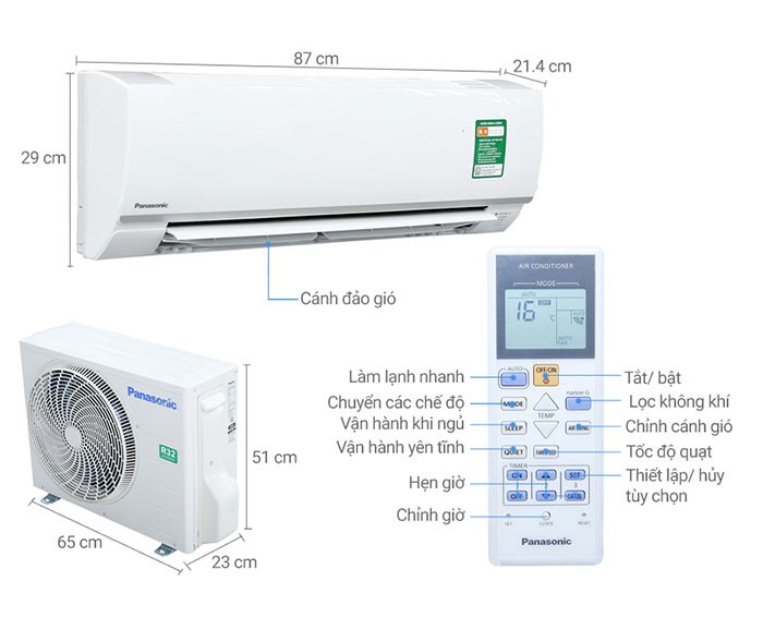 Image Điều hòa Panasonic 1.5 HP CU/CS-N12SKH-8 4