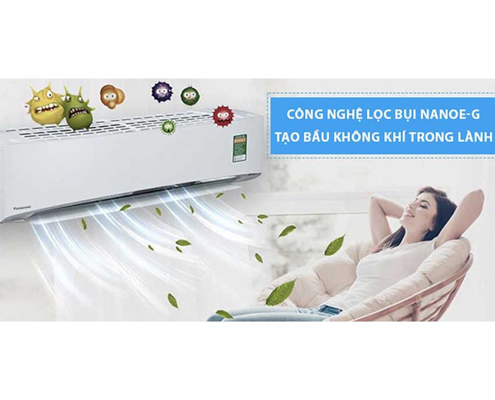 Image Điều hòa Panasonic 9.000 BTU CS/CU-U9XKH-8 1