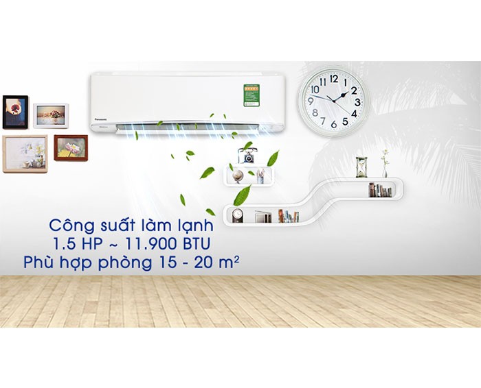 Image Điều hòa Panasonic Inverter 1.5 HP CU/CS-XU12UKH-8 2