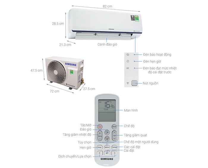 Image Điều hòa Samsung Inverter 1.5 HP AR13RYFTAURNSV 1