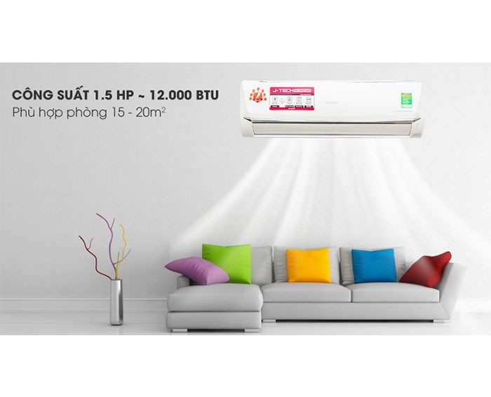Image Điều hòa Sharp Inverter 1.5 HP AH-X12SEW 5