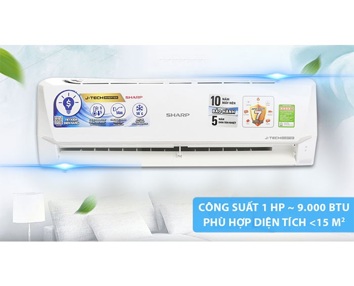 Image Điều hòa Sharp Inverter 1 HP AH-X9VEW 1