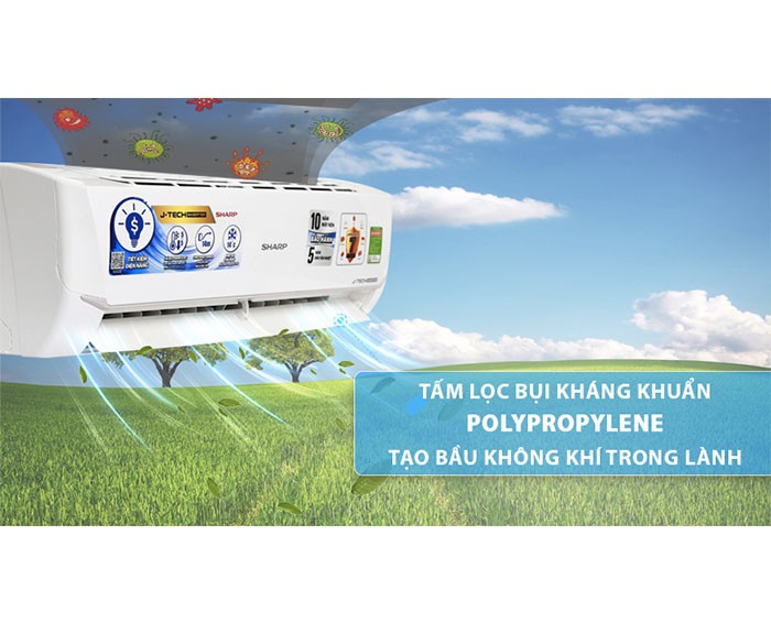 Image Điều hòa Sharp Inverter 1 HP AH-X9VEW 4