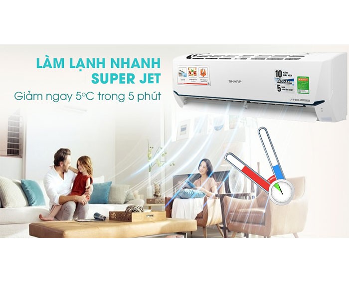 Image Máy lạnh Sharp Inverter 1 HP AH-X9XEW 1