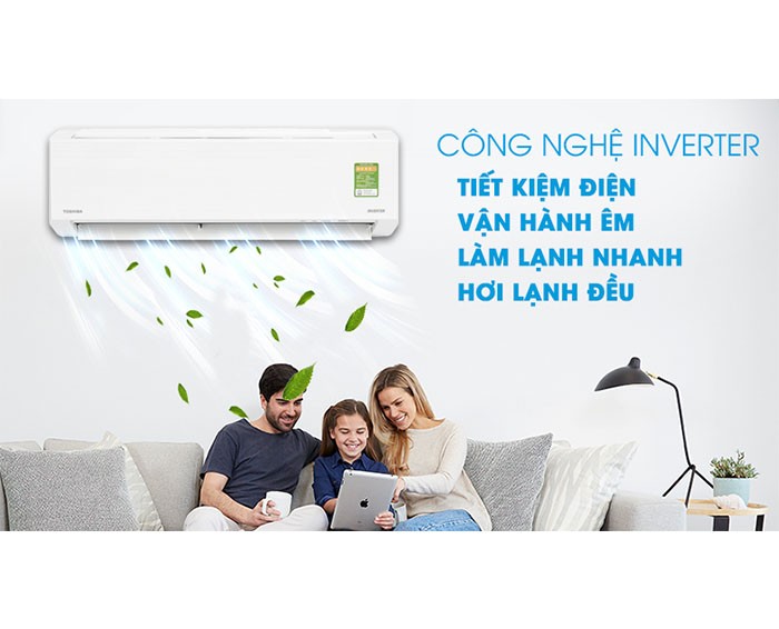Image Điều hòa Toshiba Inverter 1 HP RAS-H10DKCVG-V 1