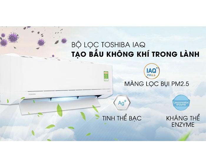 Image Điều hòa Toshiba Inverter 1 HP RAS-H10XKCVG-V 1