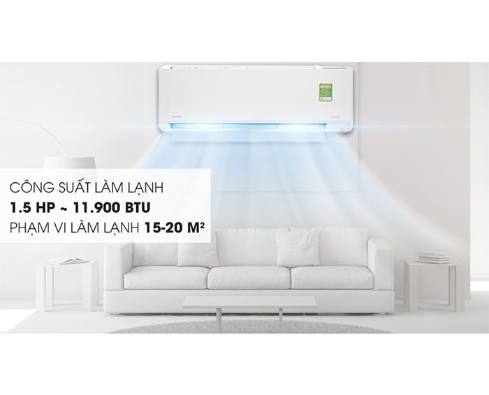 Image Điều hòa Toshiba Inverter 1.5 HP RAS-H13C1KCVG-V 3