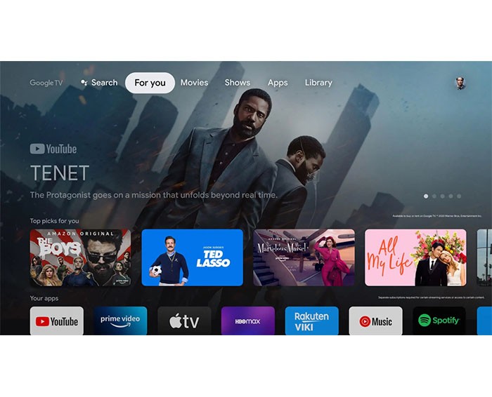 Image Google Tivi TCL 4K 55 inch 55P635 2