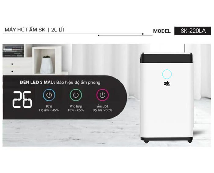 Image Máy Hút Ẩm SK Sumikura 25 Lít SK-260LA 2