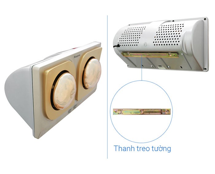 Image Đèn sưởi nhà tắm Kangaroo KG248-KG 2